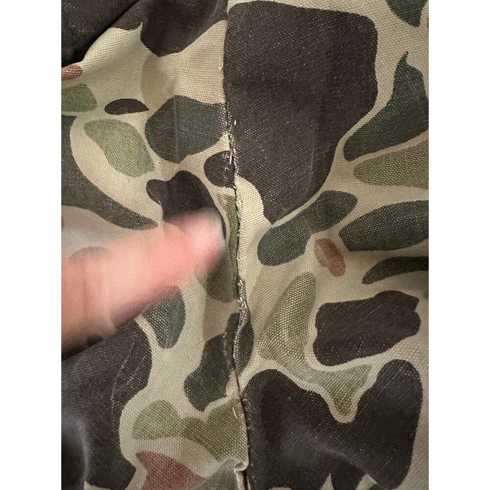 VTG Walls Blizzard Pruf Coveralls Mens Medium Tall Duck Camo Lined Hunting USA - Picture 8 of 10